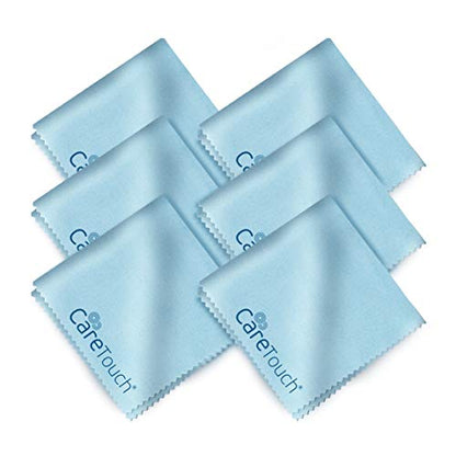 Care Touch Lens Cleaning Wipes with Microfiber Cloths - 200 Lens Wipes for Eyeglasses & 6 Microfiber Cloths - Glasses, Camera Lenses, Screens, Eye Glasses Cleaner for Cleaning Eyeglasses (Pack of 2) - size: 206 Piece Set (Pack of 2)