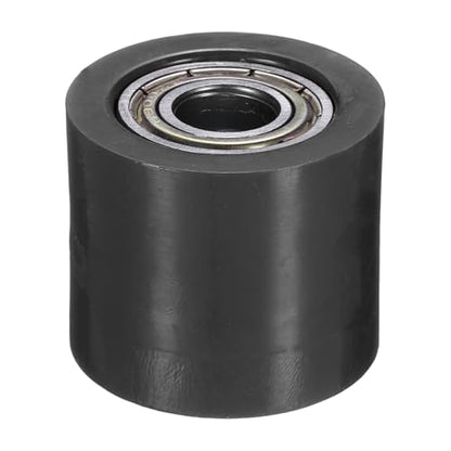 Generic 10mm Roller Pulley Tensioner, Chain Roller Pulley Tensioner Mini Bike Parts Nylon Cylinder Type Guide Wheel Chain Guide Slider for Mini Motorcycle Dirt Bike, Black