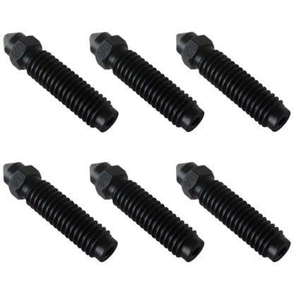 6-Pack 3D Printer Nozzles Stainless Steel Hardened Tip 0.2-0.8mm Assortment High Flow Hotend Fit for Elegoo Printers