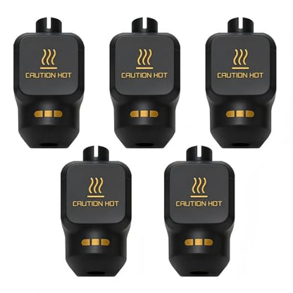 5Pcs P2S Silicone Socks with Identification Code for Bambu Lab P2S/H2D/H2C/H2S/A1/A1MINI,High Temperature and Durable Silicone Cover 3D Printer Parts Protecting Extruder Heater Block and Nozzle