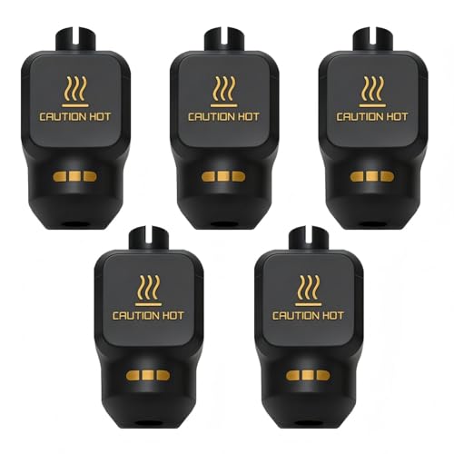 5Pcs P2S Silicone Socks with Identification Code for Bambu Lab P2S/H2D/H2C/H2S/A1/A1MINI,High Temperature and Durable Silicone Cover 3D Printer Parts Protecting Extruder Heater Block and Nozzle