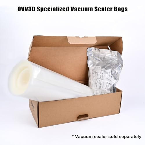 Filament Storage Bags 50 Pcs for Vacuum Sealer with 50 Desiccants, 15.7X11.8in Only Filament Bags and Desiccants, Without Sealer Machine - style: 50 Bags without Vacuum Sealer