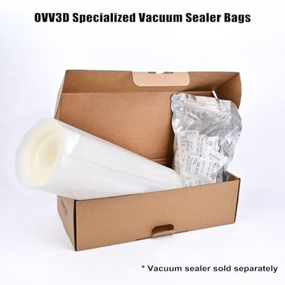 Filament Storage Bags 50 Pcs for Vacuum Sealer with 50 Desiccants, 15.7X11.8in Only Filament Bags and Desiccants, Without Sealer Machine - style: 50 Bags without Vacuum Sealer
