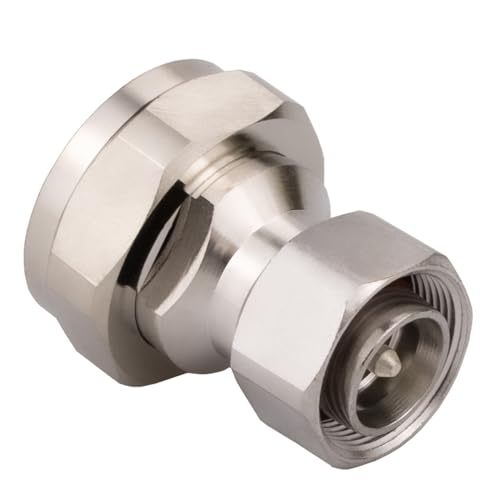 4.3/10 Mini Din Male to 7/16 L29 Male Adapter 4.3-10 MiniDIN to Din Adaptor Low PIM 160dBc - color: 4.3-10 Male to 7/16 Male