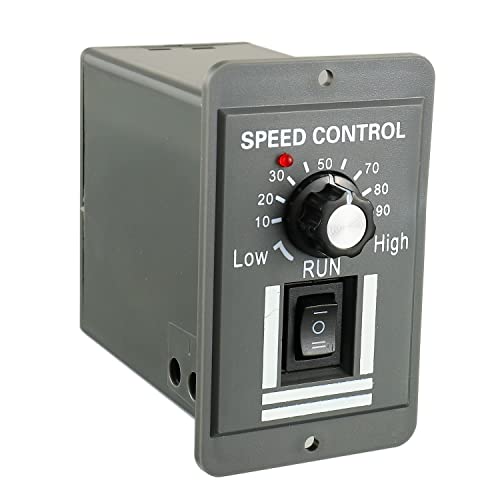 DC 12-60V Motor Speed Controller 20A Adjustable PWM Controller Switch Forward/Reverse Electric Motor Speed Regulator Suitable for DC Brush Motor