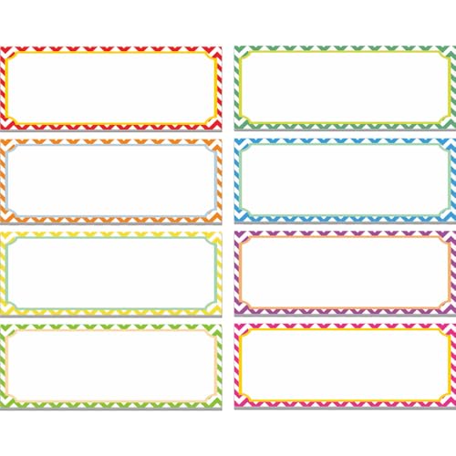 Magnetic Dry Erase Labels Name Plates White Board 32 Labels 8 Colors,3.2" x1.2" - size: 3.2"x1.2"