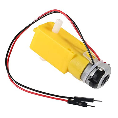 8PCS DC Electric Gear Motor TT DC 3V-6V Prewired Gear Motor Dual Shaft Intelligent Car Chassis with 2Pin Male Connector Wire 1:48 for Arduino Smart RC Car Robot Toys DIY Kit - size: 8pcs, style: TT Motor with Wire
