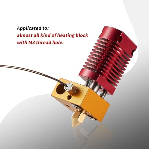 Ender 3 M3 Stud Thermistor, 3D Printer NTC 100K Thermistor by 5Aplusreprap - size: Brass