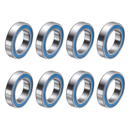 uxcell 8 Pcs 6804-2RS Deep Groove Micro Bearing, 20x32x7mm Chrome Steel - size: 6804-2RS