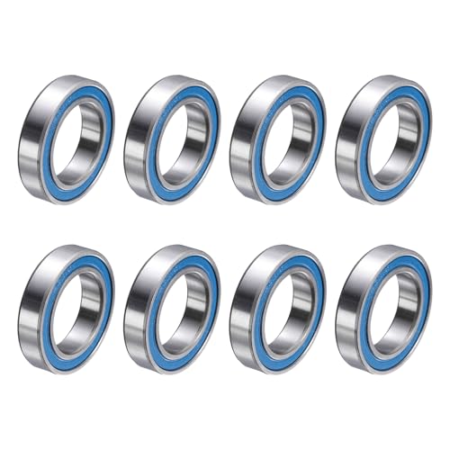 uxcell 8 Pcs 6804-2RS Deep Groove Micro Bearing, 20x32x7mm Chrome Steel - size: 6804-2RS
