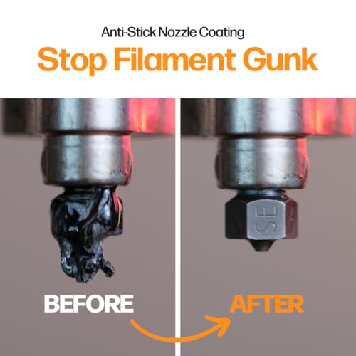 Slice Engineering Plastic Repellent Paint Repels Plastic & Prevents Buildup on the Nozzle | Get Enhanced Print Quality | Hassle-Free Application | Water-Based PTFE Nanosuspension (3 mL - 1 Pack)