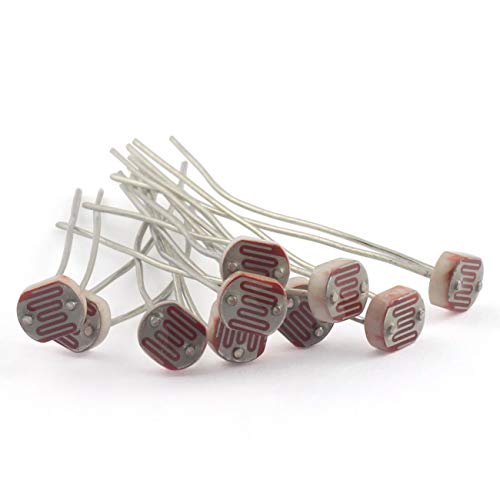 ZYAMY 1 Pack of 50pcs 5506 5516 5528 5537 5539 Photoresistor 10pcs for Each Photo Light Sensitive Resistor