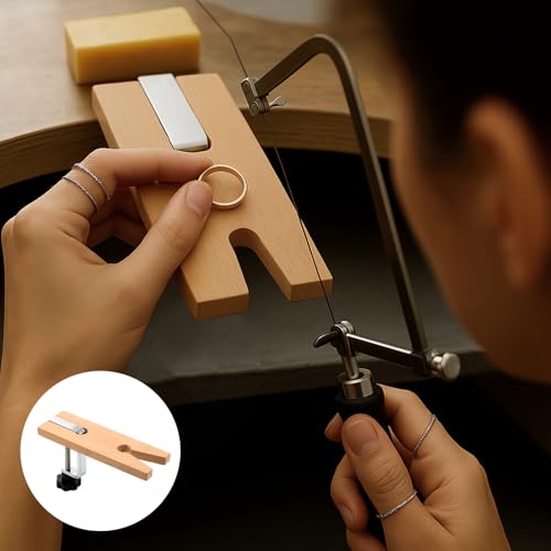 Lothee 4 In1 Jeweler Saw Set Include Saw Frame 144 Blades Clamp Lubricant