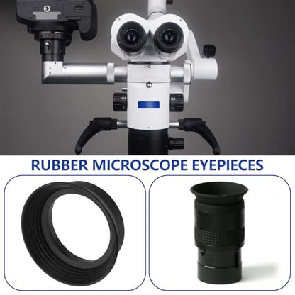 Create idea 1 Pair Rubber Eye Cups Eye Guards Eyepiece Cover Compatible with 29-31mm Binocluar Microscope Telescope Eyepiece Inner Eyepiece Proteceor Eyepiece Eyecups