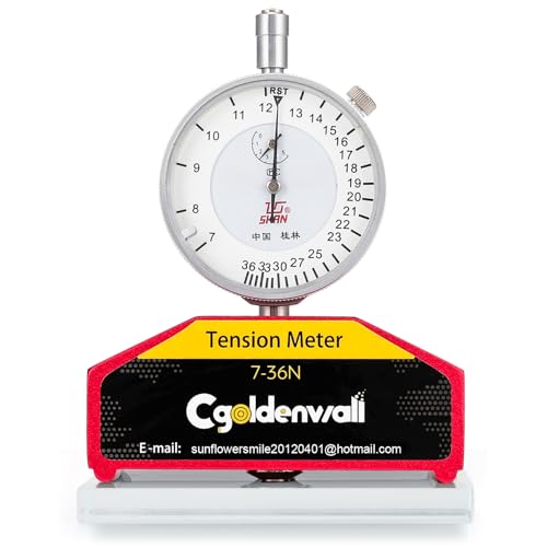 CGOLDENWALL High Precision Silk Screen Printing Tension Meter Force Meter Tester Newton Tension Gauge Measurement Tool in Silk Print 7-36N
