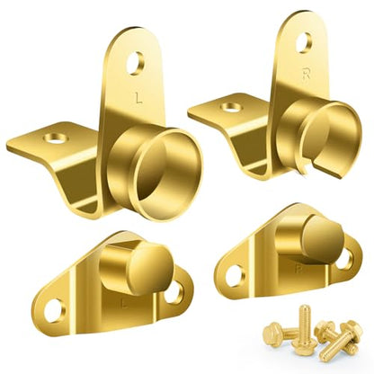 Tailgate Hinge Kit for 1999-2007 Chevy Silverado GMC Sierra 1500 2500 3500 - color: Gold