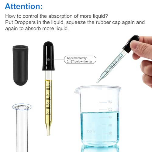 10 Pcs 1ml Precise Medicine Dropper - size: small