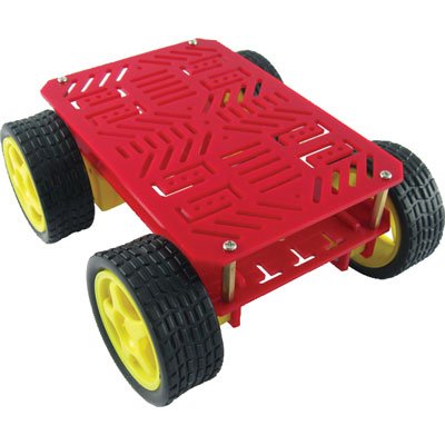 DG008 Drive Robot Chassis with Motors, 3 Volt, 10 RPM, 4 Wheel