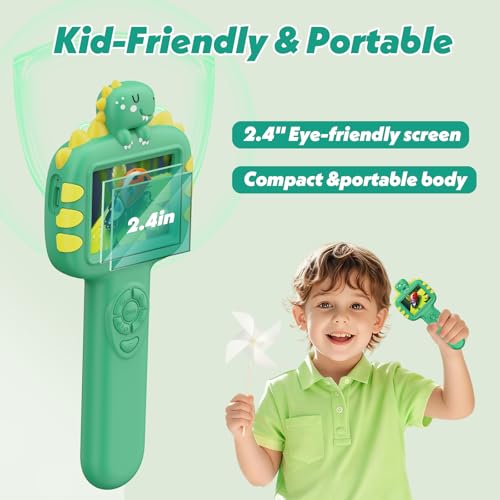Outdoor Handheld Microscope for Kids: Portable 1000X Autofocus - color: Green