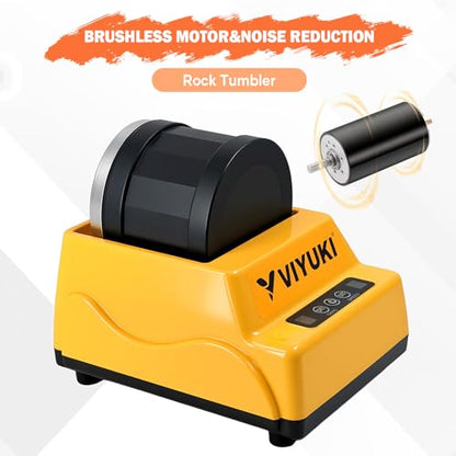 Rock Tumbler Kit 3-Speed Motor & 7-Day Timer