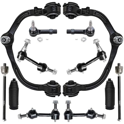 Detroit Axle - 12pc Front End Suspension Kit for Ford 2003-2004 Expedition - size: 12-3961/12PC