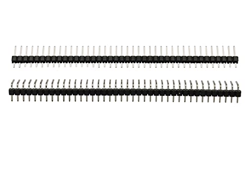 710Pcs 2.54mm Jumper Wire Cable Female Connector with 40 Pin Pitch Single Row Pin Headers,Male/Female Pin Connector Kit