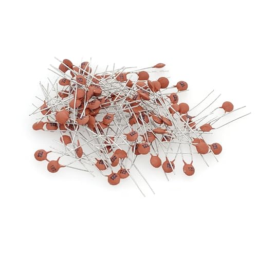 100pcs 220pF Ceramic Disc Capacitor, 221 0.22nF DIP Component - style: 100pcs 220pf 0.22nf