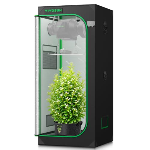 VIVOSUN 28"x28"x63"Grow Tent Extra Large 2x2 Indoor Grow Tents Lightproof - size: 28"x28"x63"