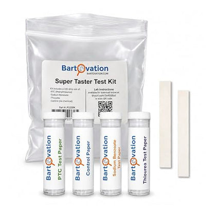 Bartovation Super Taster Test Kit, Classroom Lab, 100 Complete Experiments