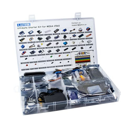 LAFVIN Mega 2560 Project Starter Kit for Mega328 Nano with Tutorial Compatible with Arduino IDE