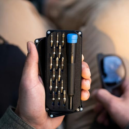 iFixit Minnow Driver Kit: Pocket-Sized Screwdriver + Portable Bit Set - size: One Size