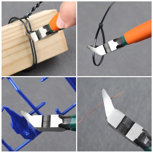 Diagonal Pliers for Flush Cut Plastics, 45°Angled Wire Cutters - style: 45 Angled Wire Cutters