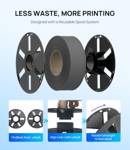 JAYO Matte PLA 3D Printer Filament 1.75mm Blue 1.1kg Spool - color: Pla Matte Blue
