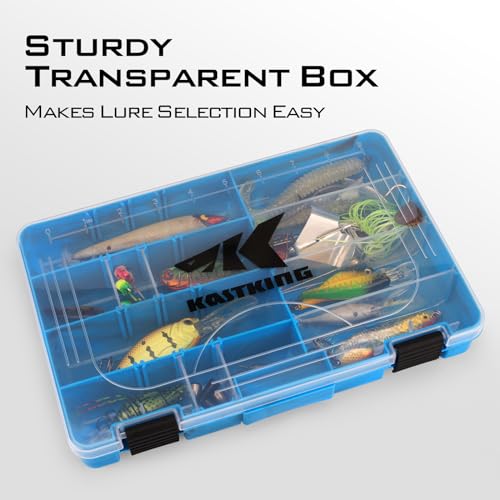 KastKing Utility Tackle Boxes, 3600 and 3700 Fishing Tackle Trays - color: Blue Camouflage, size: 3600(4Pack)