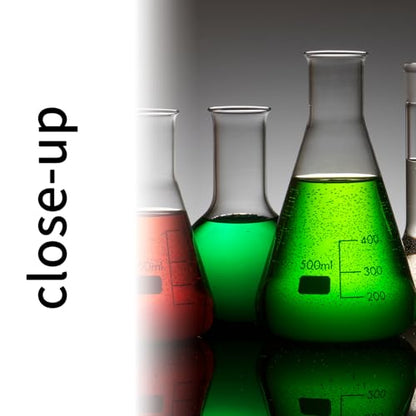 Muzenso Large Canvas Prints 5 Piece Colorful Laboratory Flask Wall Art