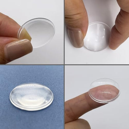Double Convex Lens - 27mm Diameter, 50mm Focal Length, Optical biconvex Lens for Physics Experiments, Photography, Magnifying, and DIY Projects - Pack of 5pcs (27mm x H6mm x F50) - size: 27mm x H6mm x F50