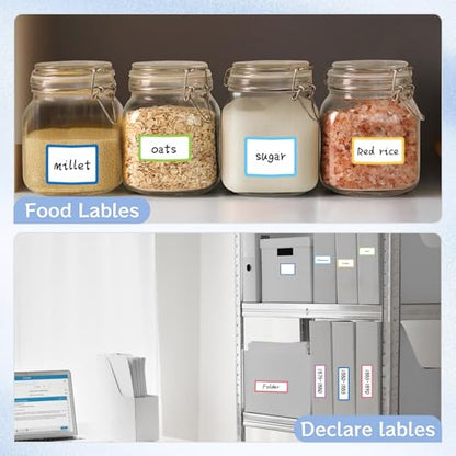 540Pcs Removable Labels, Colored Labels Stickers - color: Bright