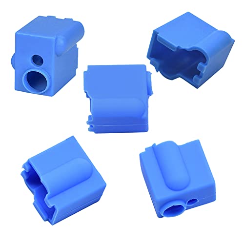5-Pack Volcano Hotend Block Silicone Sock Cover 300C High Temperature Compatible with Vyper Kobra Max/Kobra Plus 3D Printer Artillery Sidewinder X1 X2 Genius Titan Extruder Hotend