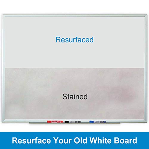Dry Erase Whiteboard Paper, Large White Board Stickers for Wall, 6x4ft Dry Erase Paper Roll with Adhesive Backing, Perfect Replacement for White Board, No Ghost After 60 Days, 6 Much Better Markers - size: 72"W x 48"H