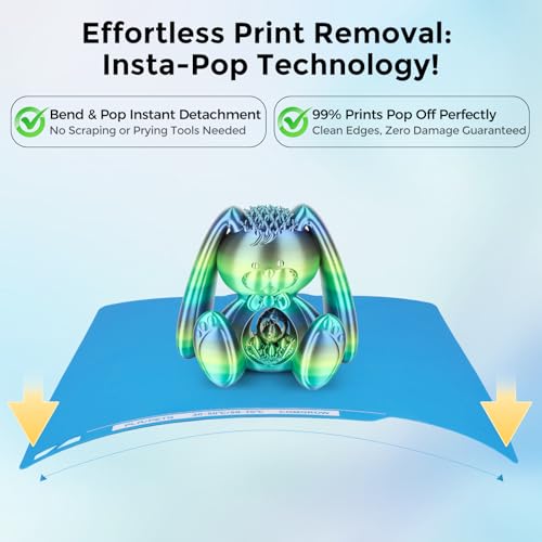 Comgrow ArcticGrip Aurora Cold Build Plate for Bambu-Lab A1 P1S P1P X1C X1E - size: 257x257mm