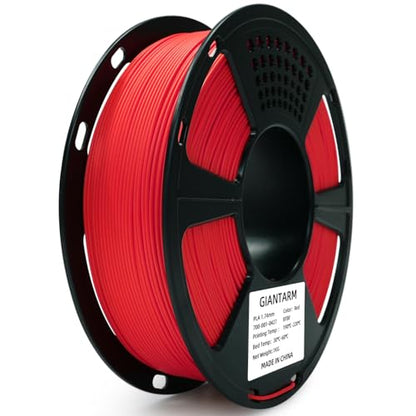GIANTARM PLA 3D Printer Filament 1.75mm,Red 1kg - color: Red, size: 1kg