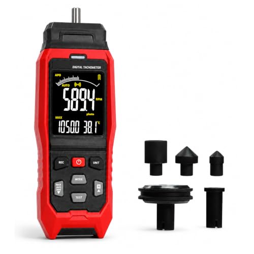 Digital Tachometer Contact & Laser RPM Meter with USB Data Logging - color: Tachometer Logger