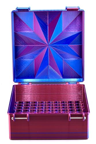 Vial Guard Storage Hard Case for 3ml, 5ml, 10ml, 30ml Vials, Secure Holder Multiple Sizes (Metalic, Jumbo 200 x 3ml) - size: Jumbo 200 x 3ml