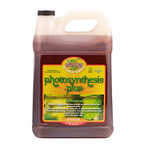 Microbe Life Hydroponics Premium Photosynthesis Plus to Grow Fruits, Vegetables, and Herbs, The Best Professional Big Bud Grow, Use with Any Feeding Systems Including Hydroponics or Soil, 1 Gallon - size: 1 Gallon