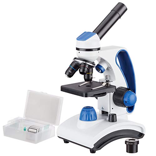 AmScope M162C-2L-PB10 1000X Dual Light Glass Lens Metal Frame Microscope - style: M162C-2L-PB10