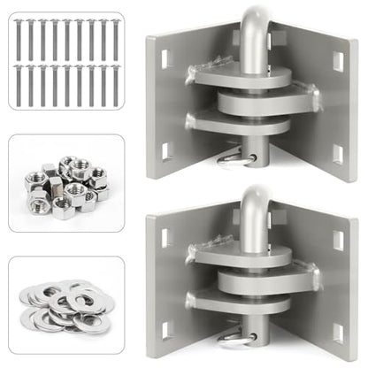 Floating Dock Hinges Hardware,Stationary Dock Connector Hinge Kit - color: Champagne