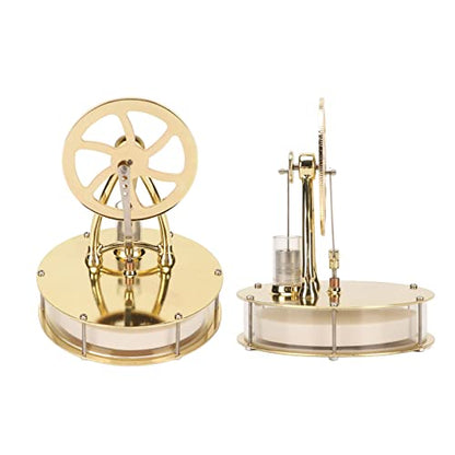 Pilipane Stirling Engine Motor Model Gold Simple Operation Low Noise Stirling Scientific Physical Model Science Experiment Toy