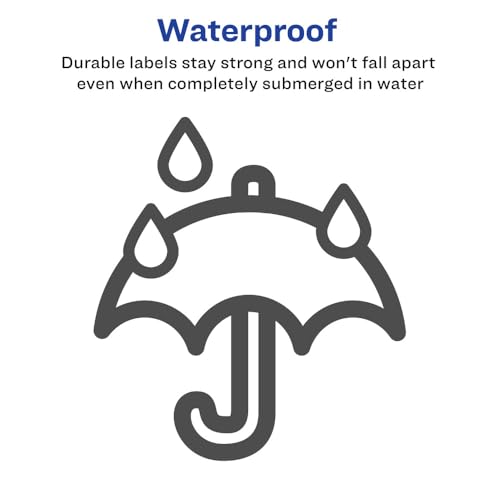 Avery Waterproof Printable Shipping Labels with Sure Feed, 2" x 4", White, 100 Blank Mailing Labels (15513)