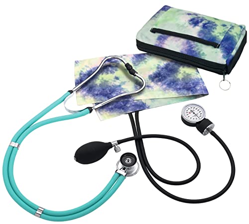 Prestige Medical Aneroid Sphygmomanometer/Sprague-Rappaport Kit, Tie Dye Tropical Reef - color: Tie Dye Tropical Reef