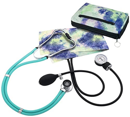 Prestige Medical Aneroid Sphygmomanometer/Sprague-Rappaport Kit, Tie Dye Tropical Reef - color: Tie Dye Tropical Reef